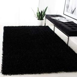Safavieh Shaggy Indoor Woven Accent Area Rug, New Orleans Shag Collection, SG531, in Chocolate / Chocolate, 61 X 91 cm for Living Room, Bedroom or Any Indoor Space