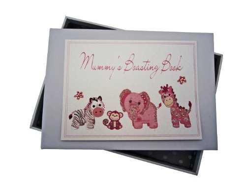 White Cotton Cards Mummy's Boasting Book Photo Album (Tiny, Pink)