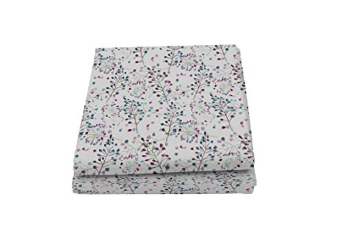 Italian Bed Linen Fantasy Flor Printed 1 Seater Microfibre Cover