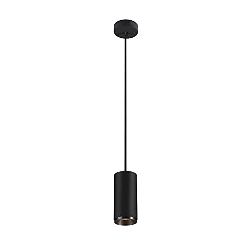 SLV Pendant Light NUMINOS® PD Phase M/Living Room lamp, Interior Lighting, Dining Room Drop Light, LED, Ceiling Light / 3000K 20.1W 1880lm Black dimmable 60 Degrees