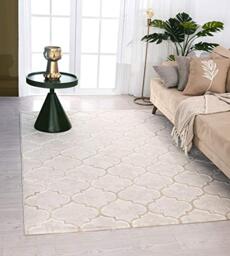 Mia's Teppiche Anna Living Room Rug, Short Pile, 120x170 cm, Beige