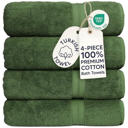 Chakir Turkish Linens Soft & Absorbent 100% Cotton Premium Turkish Towels for Bathroom