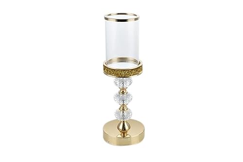 PARTENOPE M.403 Gold Candle Holder 34 cm 6692062, Shown