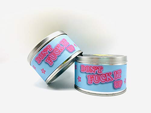 Wanky Candle Don't Fuck it Up Tin Candle Gift Candle for her - WCT33