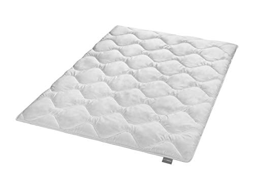 Traumnacht 03831397149 3-Star Cosy Warm Bedspread, Washable, White, Weiß, 135 x 200 cm