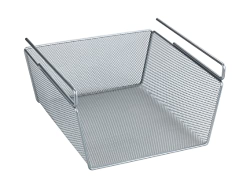 Wenko 53142100 Basket, Matt Silver, 28 x 14 x 23 cm
