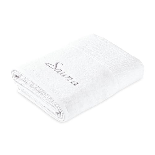 Frottana Pearl sauna towel 80 x 200 cm, 100% cotton, weiß