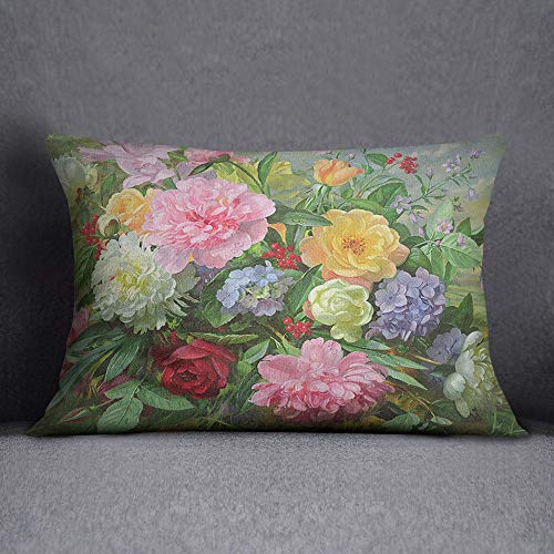 Bonamaison Decorative Cushion Cover, Cotton Polyester, Multicolor, 35x50