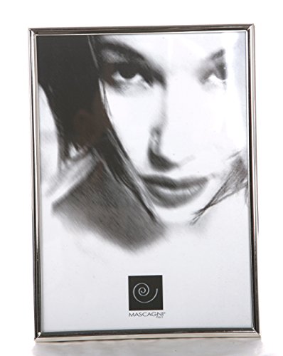 Mascagni 8003426006160 Photo Frame, Metal, Silver, 18.1 x 13.2 x 1.5 cm