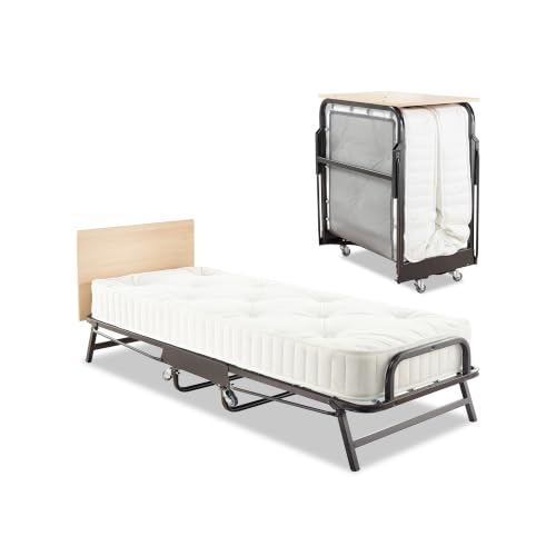 JAY-BE Crown Premier Folding Bed with Mattress, Single