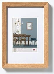 walther Design Photo Frame Light Oak 50 x 60 cm with PassepArtout, Fiorito Wooden Frame EF060E