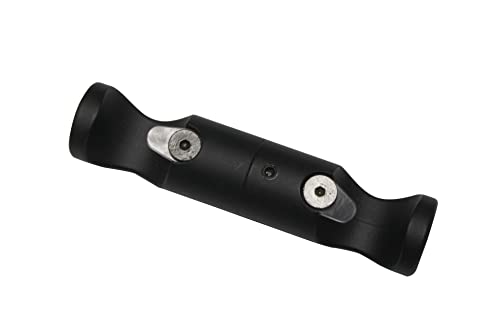 GARDINIA Chicago Series Ceiling Support Adapter for Curtain Rods, 2-Track Open, All Mounting Parts Included, Diameter 20 mm, Metal, Matt Black