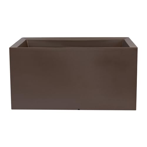 WELL HOME MOBILIARIO & DECORACI??N Rodr-i Planter 70 x 30 cm Taupe, Polyethylene (PE), 70x30