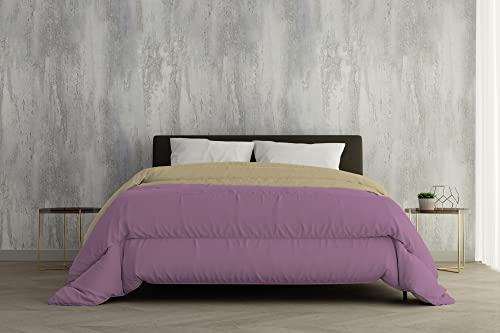 Italian Bed Linen Datex Winter Duvet, Pink/Beige, 2 Seater