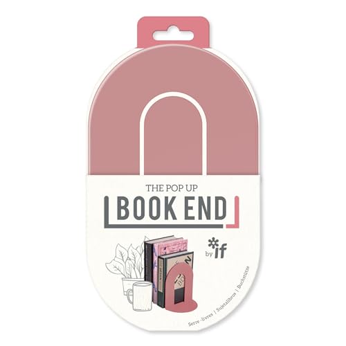 IF The Pop Up Book End, Folds Flat, Single Bookend, Mix & Match - Blush