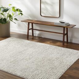 Livabliss Amandine Abstract Rug 120x170cm – Soft Luxurious Marble Carpet - Modern Easy Care Medium Pile - Living Room, Dining, Lounge & Bedroom – Orange, Brown & Cream