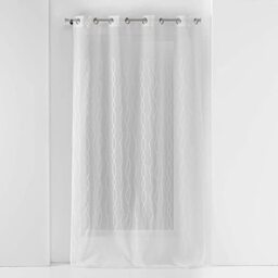 Douceur d'Intérieur, Colyne Sandblasted Eyelet Curtain 140 x 240 cm