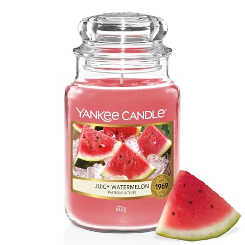Yankee Candle Scented Candle - Juicy Watermelon Large Jar - Long Burning Candles: up to 150 Hours - Perfect Gifts for Women