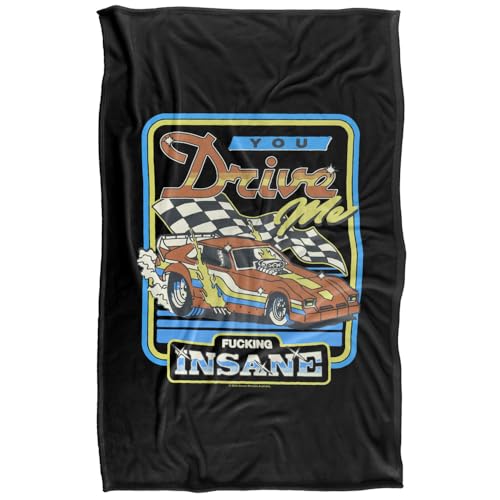 Steven Rhodes You Drive Me Insane Silky Touch Super Soft Throw Blanket 91 X 147 Cm
