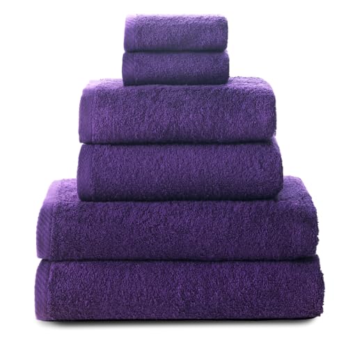 Top Towel - Set of 2 Hand Towels, 2 Bath or Shower Towels and 2 Bidet Towels - Towel Set - 100% Cotton - 400 g/m5