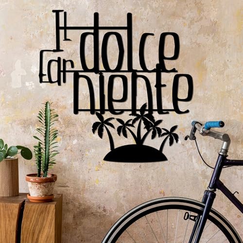 Hanah Home Stylish Black Decorative Metal Wall Accessory, 56 x 56 cm, 100% Metal, 1.5 mm Thickness, Lightweight (0.868 kg), Perfect for Modern Decor
