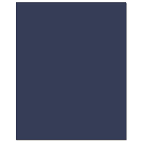 10 x A3 240gsm Colored Card Stock Pack of 10 Sheets (Navy Blue)