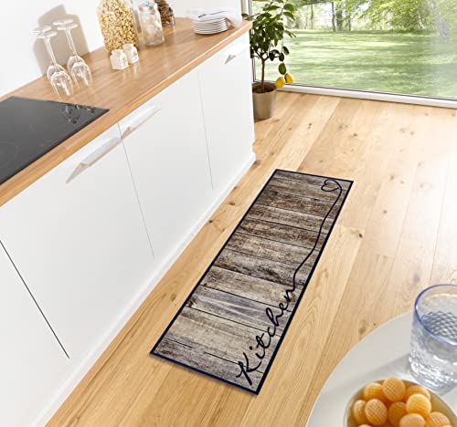Friendin Home Collection Daisy Indoor & Outdoor Rug, Reversible Rug, Weatherproof, Modern Design Rug for Balcony, Patio, Conservatory, Bath Mat, Living Room Rug, Black, Cream, 160 x 230 cm