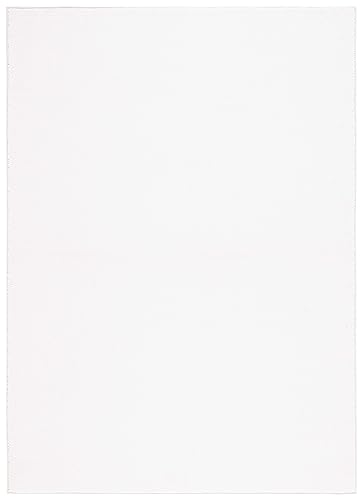 "Safavieh Solid Color Area Rugs for Living Room Dining Room Bedroom - River Collection Short Pile Ivory 36""x60"""