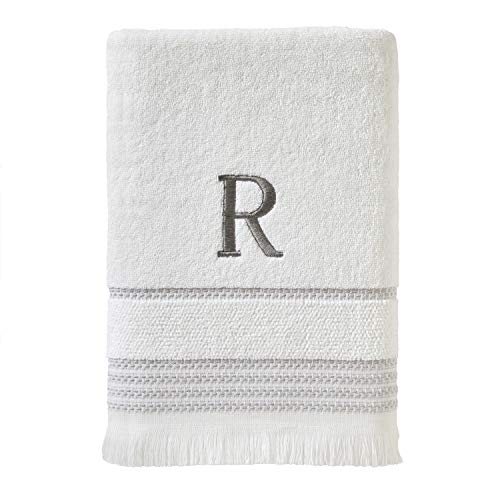 SKL Home Bath Towel, R, Cotton, White, 28x54