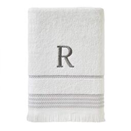 SKL Home Bath Towel, R, Cotton, White, 28x54