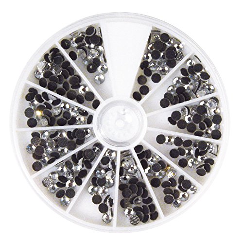 Rayher Hotfix Rhinestones, 4 mm, Rock Crystal, Box 288 Pieces