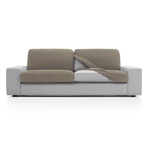 FAVERTI?? Super Elastic Sofa Cushion Cover with Measures Between 50-85 cm by 70-100 cm and 10-20 cm High - Model NOVELE - Seat or Back Cover for Armchair or Sofa Linen