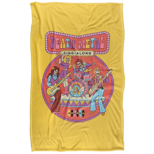 Steven Rhodes Death Metal Singalong Silky Touch Super Soft Throw Blanket 91 X 147 Cm