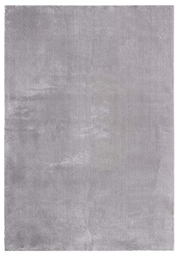 Mia's Teppiche Olivia Living room/bedroom rug - washable - 80x150 cm, Grey
