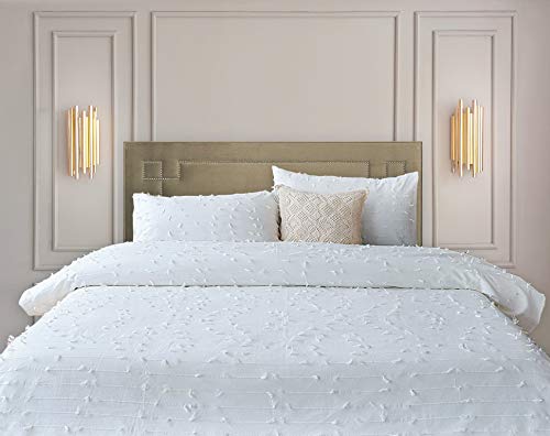Yellow Duvet cover Lara 260 Off-White