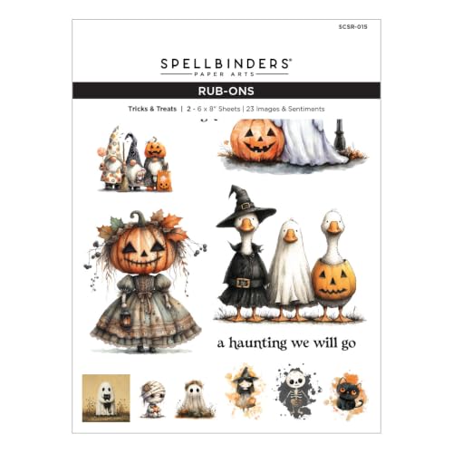 Tricks & Treats Rub-On Sheets
