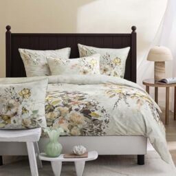 Printed Cotton Satin Duvet Cover, Margaretta, 260 x 240 cm, Designers Guild