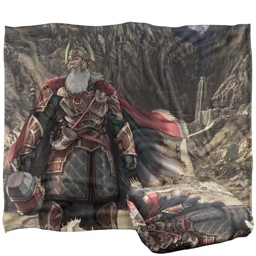 Lord Of The Rings War Of The Rohirrim Helm Hammerhand Silky Touch Super Soft Throw Blanket 152 X 127 Cm
