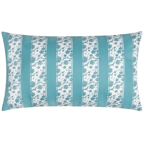 furn. Wylder Nature Chelsea Printed Outdoor Cushion Cover - Mineral Blue - 30x50cm