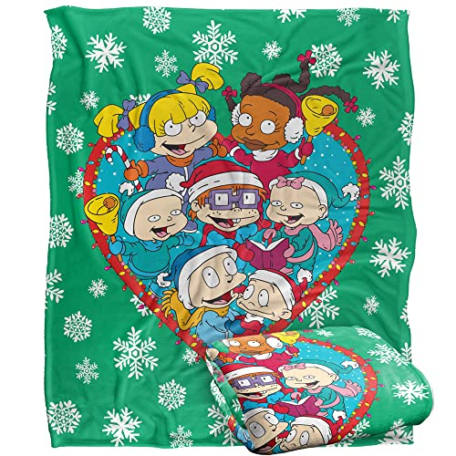 Rugrats Rugrats Group Christmas Silky Touch Super Soft Throw Blanket 152 X 127 Cm