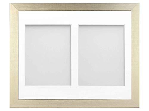 Frame Company Simpson Gold Multi Aperture Photo Frame, 12x10 for 7x5 inch (x2)