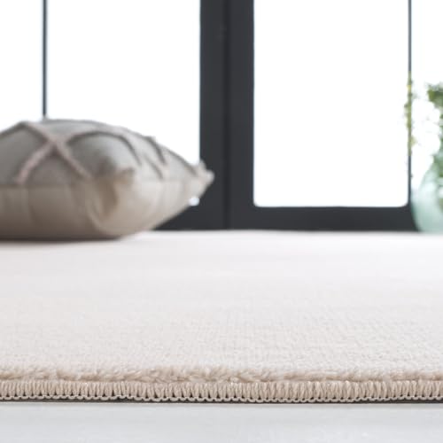 Safavieh Boho Rug Living Room, Dining Room, Bedroom - Machine Washable and Non Slip - Loft Collection, Short Pile, in Beige, 70 X 122 cm