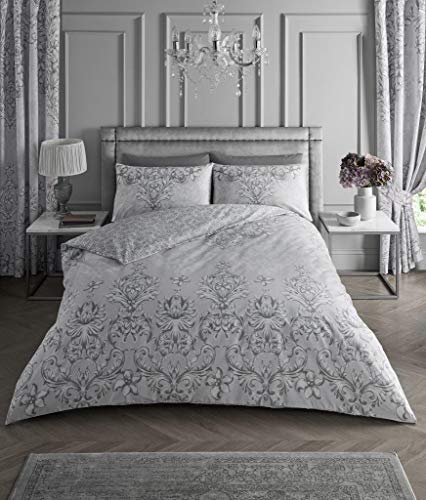 Luxurious Antoninette Bed Set with Duvet Cover and Pillow Cases, Polyester-Cotton, [ Single - Natural ]