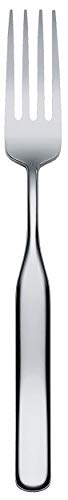 Alessi 18/10 Stainless Steel Mirror Polished Collo-alto Dessert Forks, Set of 6, Silver