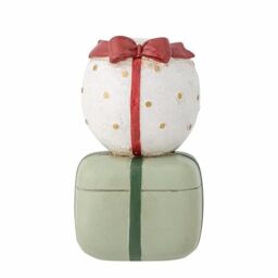 Bloomingville Wish Candle Holder, Polyresin, Green, Diameter 5 x Height 9 cm