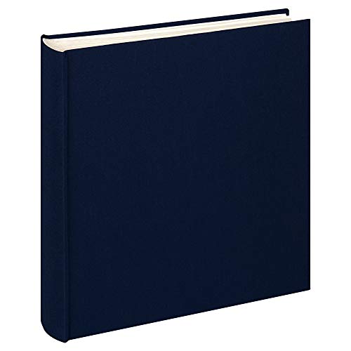 walther Design Photo Album Dark Blue 30 x 30 cm Linen, Cloth FA-508-U