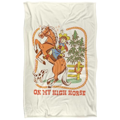 Steven Rhodes On My High Horse Silky Touch Super Soft Throw Blanket 91 X 147 Cm
