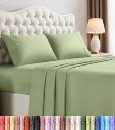 Utopia Bedding Full Bed Sheets Set - 4 Piece Bedding - Brushed Microfiber - Shrinkage and Fade Resistant - Easy Care (Full, Sage)