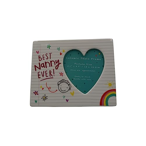 Scribbles Ceramic Photo Frame - Nanny