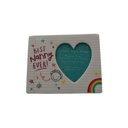 Scribbles Ceramic Photo Frame - Nanny
